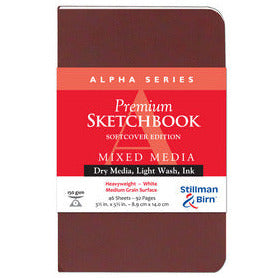 Cuadernos de bocetos premium de la serie Alpha de Stillman &amp; Birn