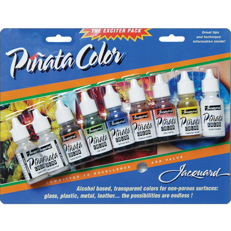 Paquete excitador de tinta con alcohol de color piñata