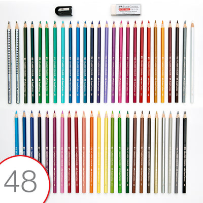 Faber-Castell 48 Classic Color Pencils & Accessories Gift Set
