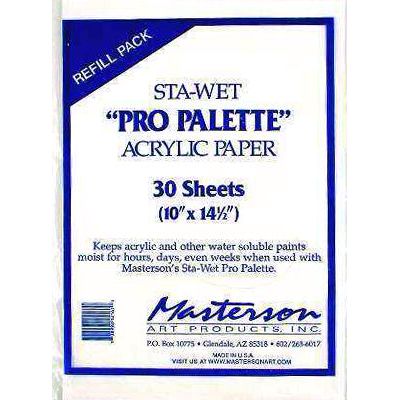 Masterson Sta-Wet Super Pro Palette Refill Sheets