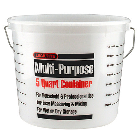 Leaktite Multi-Purpose 5-Quart Bucket with Handle