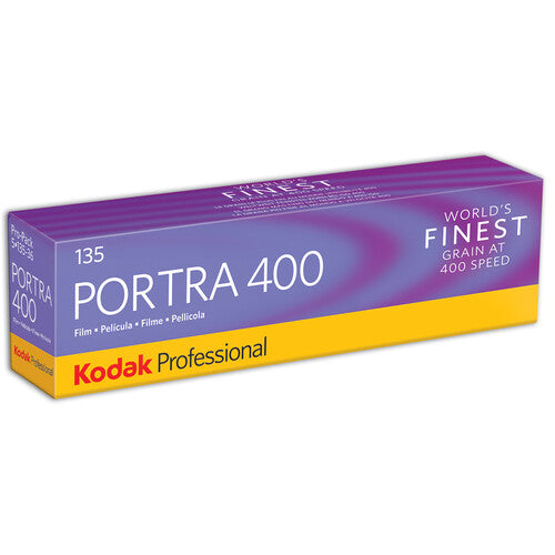 Película negativa en color Kodak Portra 400, rollos de 35 mm 
