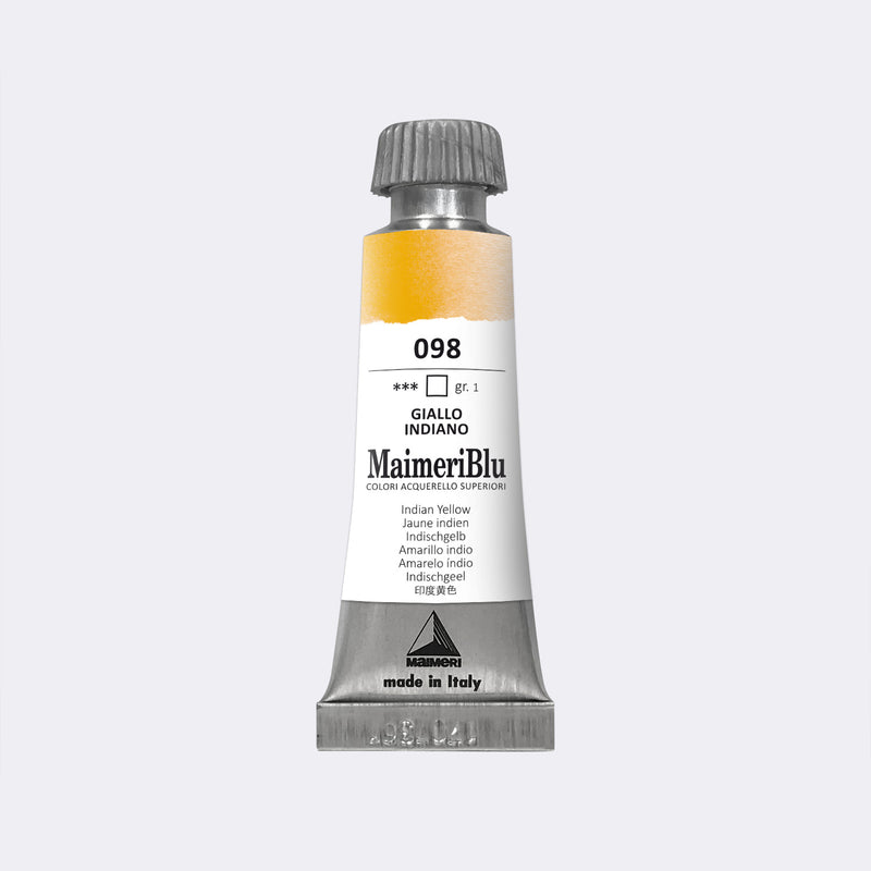 Maimeri Blu Berlin - Acquerello In Tubetto Da 12 Ml - Colore Blu Berlino - Qualità Superfine Per Artisti E Studenti