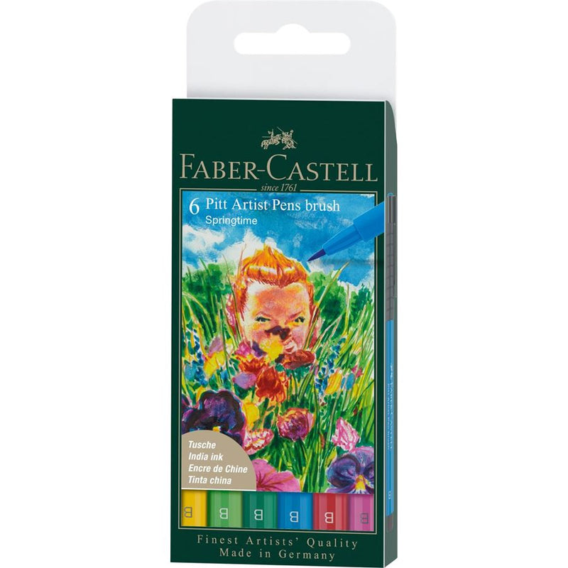 Faber-Castell PITT Artist Brush Pen Set - Springtime