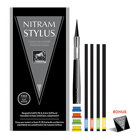 Nitram Stylus Charcoal Holder & Charcoal Set