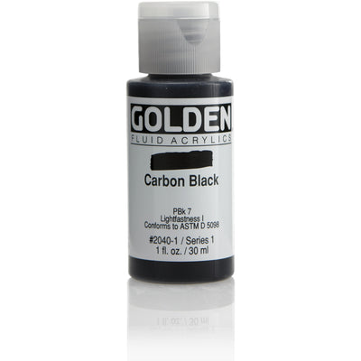 Golden Fluid Acrylic Colors (Black, White & Gray Colors)