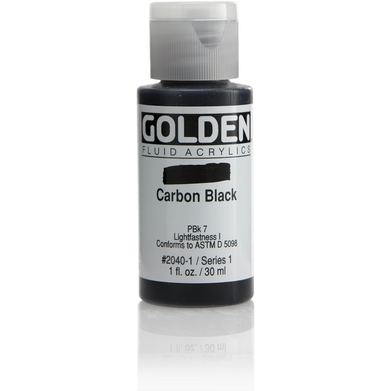 Colores acrílicos fluidos dorados (colores negro, blanco y gris)