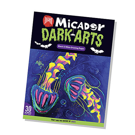Micador Dark Arts Black & White Drawing Paper Pad