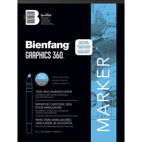 Bienfang Graphics 360 Papier marqueur translucide 100 % Rag 