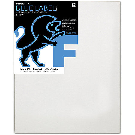 Fredrix Artist Series Blue Label Ultrasmooth Stretched Canvas