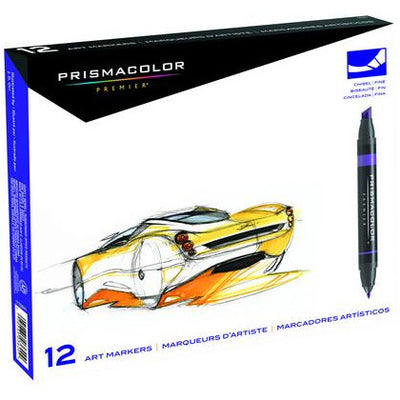 Prismacolor Premier Chisel/Fine Tip Art Marker Sets