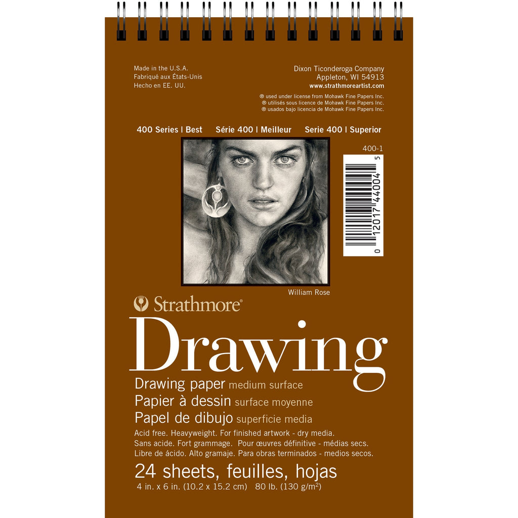 Strathmore Drawing Medium Paper Pad 6X8-24 Sheets