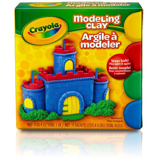 Crayola - Ensemble de pâte à modeler 4 couleurs