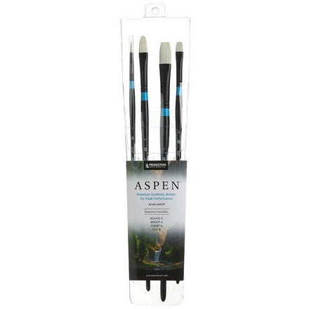 Princeton Aspen 6500 4-Piece Brush Set