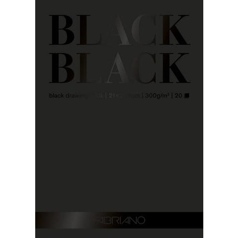 Blocs de papier à dessin noir Fabriano Black