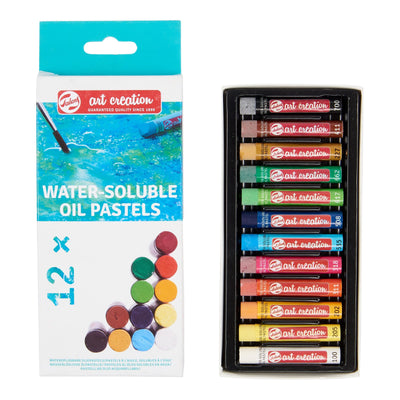 Royal Talens Art Creation Lot de 12 pastels à l'huile solubles dans l'eau