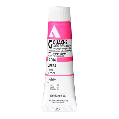 Holbein Acrylic Gouache Tubes (Red & Pink Colors)