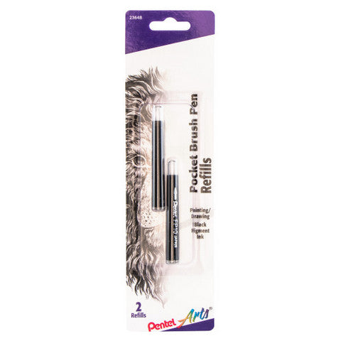 Pentel Arts Pocket Brush Ink Refills