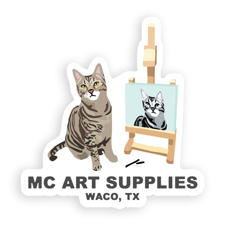 MC Art Supplies Sticker / Sienna Self Portrait