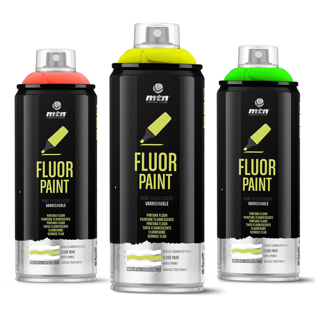 MTN PRO Fluor Spray Paint – MC Art Supplies