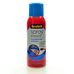 Adhésif de repositionnement Scotch Spray Mount
