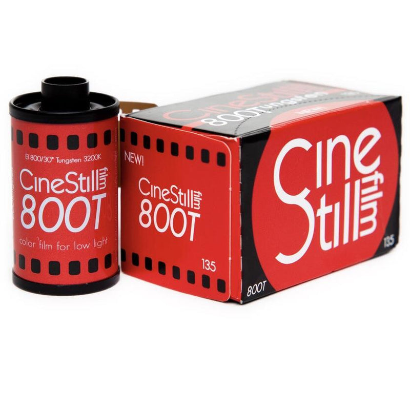 CineStill 800Película negativa en color de alta velocidad de tungsteno, 35 mm / 36 exp.