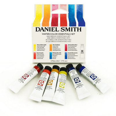 Conjunto de elementos esenciales de acuarela de Daniel Smith
