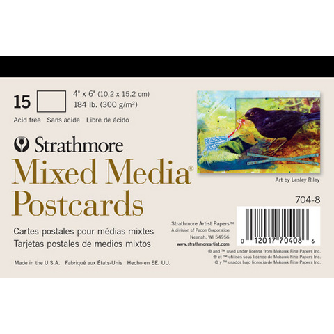 Strathmore Blank Mixed Media Postcards