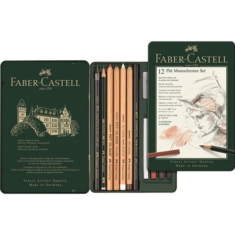 Ensembles monochromes Faber-Castell Pitt