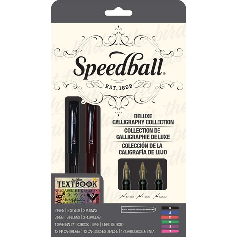 Ensemble de calligraphie de luxe pour stylo plume Speedball