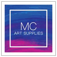 Pegatinas con logotipo de MC Art Supplies