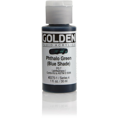 Golden Fluid Acrylic Colors (Green Colors)